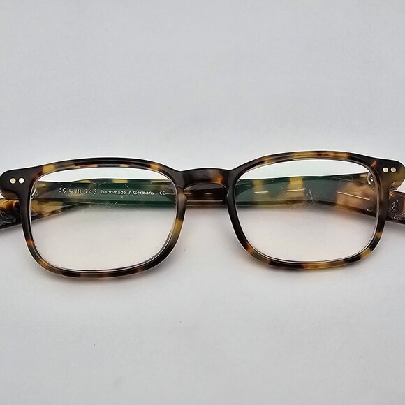 *SOLD* Lunor A6 Mod. 244 Col. 16 Tokyo Tortoise Eyeglasses Frame Germany 50mm - Picture 12 of 14
